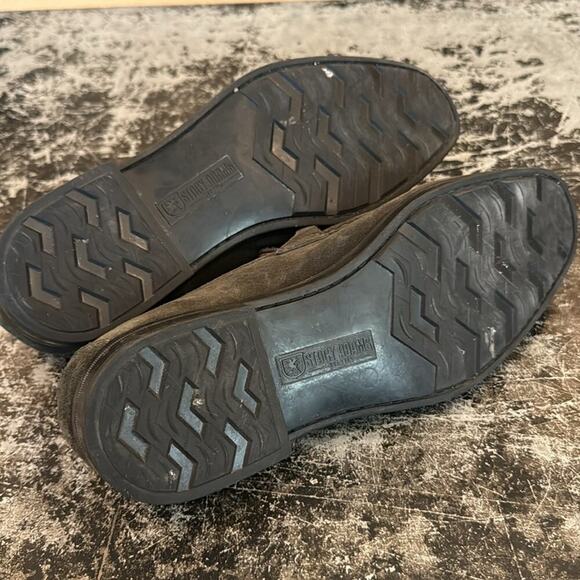 Stacy Adams Green Suede Loafers Size 8.5 - Picture 7 of 8